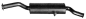 Preview: Exhaust system rear silencer (26.87.07), Fiat Croma 2000 i.e + 1.9 D + 2.5 D 1987-1996